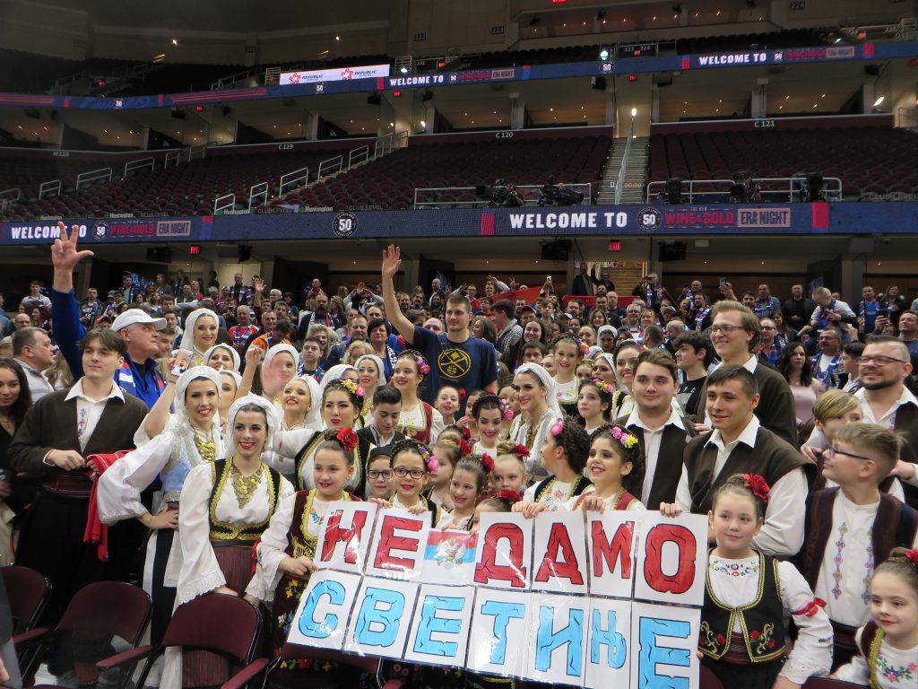 Cleveland's Serbian Heritage Night American Srbobran